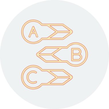 Modern b 'nin vektör illüstrasyonu eksik simgesi