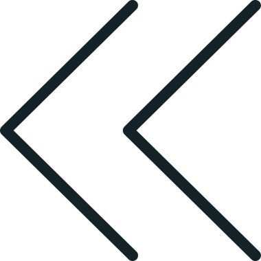 Sol ok simgesi ana hat biçiminde