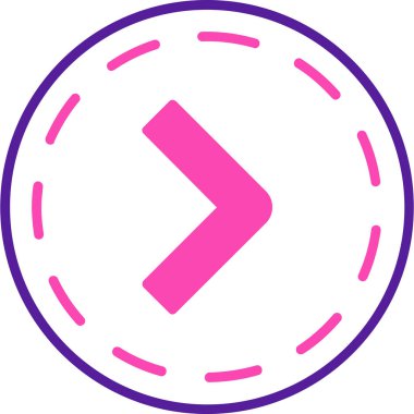 ok simgesinin vektör illüstrasyonu