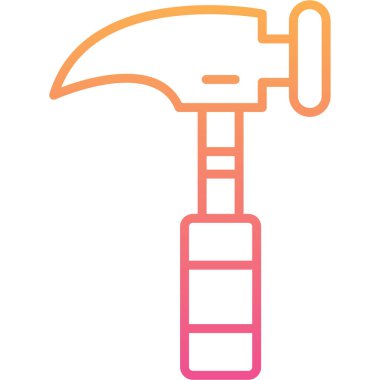 Kürek simgesi, vektör illüstrasyonu