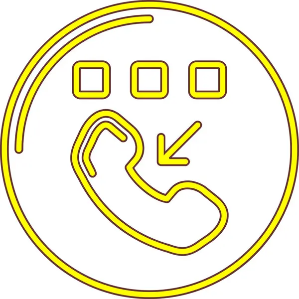 Telefon ikonu. Web için basit telefon vektör simgeleri çizimi