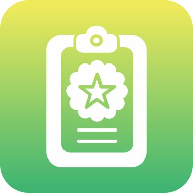 Benzersiz yıldız vektör simgesi