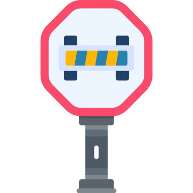 Trafik ışıkları simgesi, basit tasarım