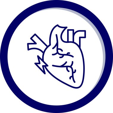 İnsan organlı kalp.