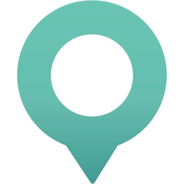 konum pin haritası simgesi doldurulmuş dış hat biçimi