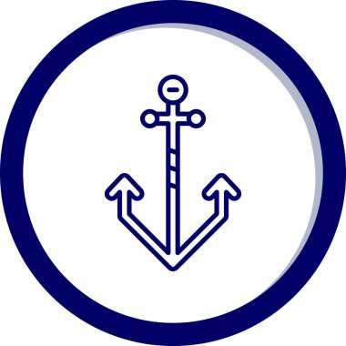 çapa simgesi vektör illüstrasyonu