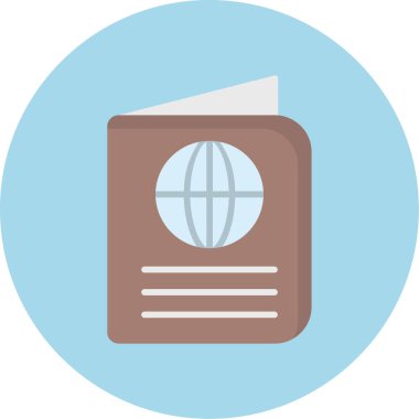 Kitap. Web simgesi basit illüstrasyon