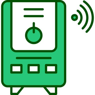 Radyo. Web simgesi basit illüstrasyon