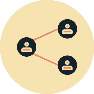 şebeke. Web simgesi basit illüstrasyon