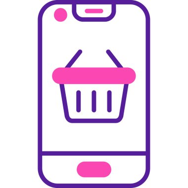 Mobil Alışveriş. Basit tasarım