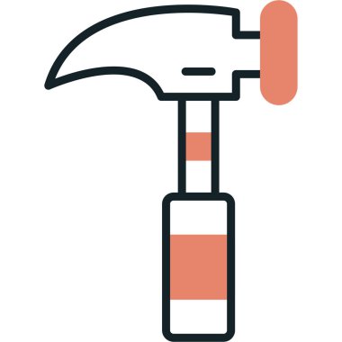 Bir kürek simgesinin vektör çizimi