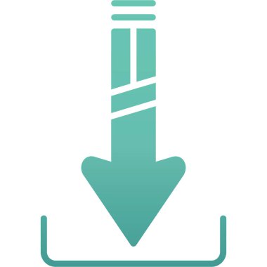 ok simgesinin vektör illüstrasyonu