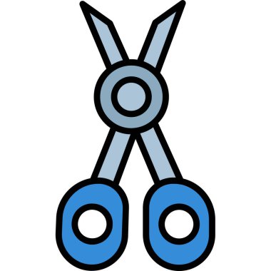 makas simgesi vektör illüstrasyonu