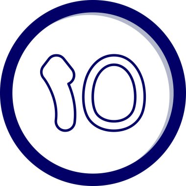 Modern b 'nin vektör illüstrasyonu eksik simgesi