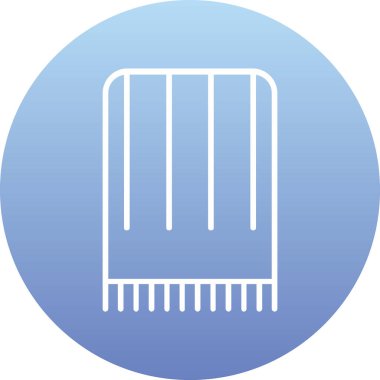 Bir çitin vektör illüstrasyonu