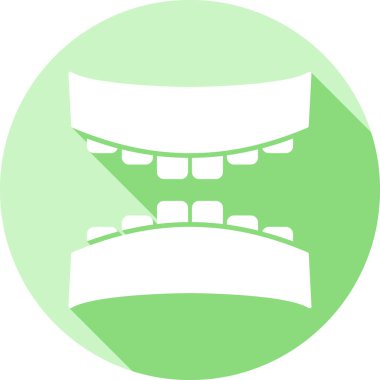 Diş teli dişçi simgesini ana hatlarıyla eşleştirir