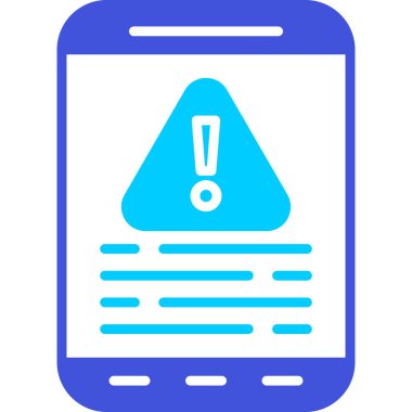 Cep telefonu. Web simgesi basit illüstrasyon