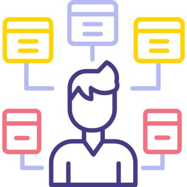 kullanıcı simgesi, vektör illüstrasyonu