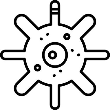 Teçhizat Web simgesi basit illüstrasyon