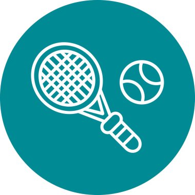 Tenis topu. Basit resimleme