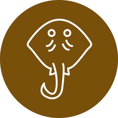 hayvan simgesi vektör illüstrasyonu