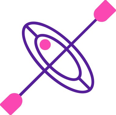 Uydu simgesinin vektör çizimi