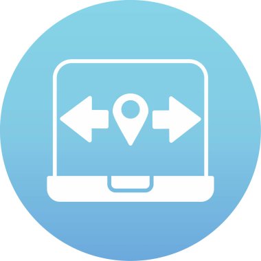 navigasyon simgesinin vektör çizimi