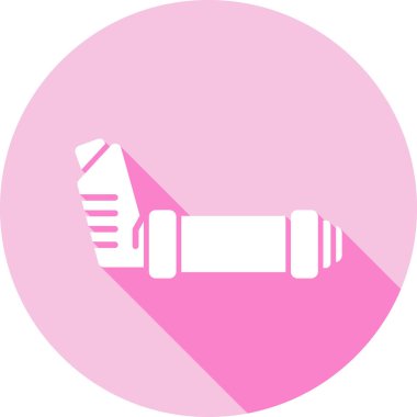 Bir b eksikliği simgesinin vektör çizimi