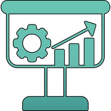 seo modern simgesinin vektör illüstrasyonu