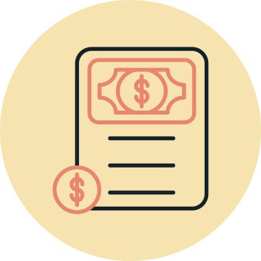 iş finans simgesi, vektör illüstrasyonu