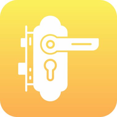 Beyaz arkaplanda vektör anahtarı düz simgesi