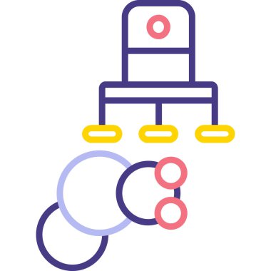 ağ web simgesi basit tasarımı