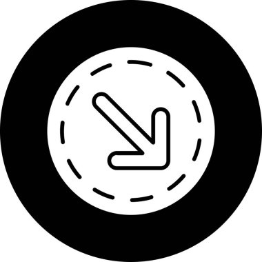 Tek bir izole simgenin vektör illüstrasyonu