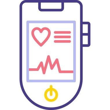 Kan basıncı ikonu. Basit tasarım