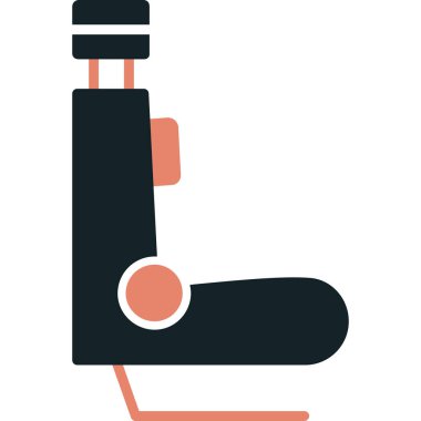 Sandalye Düz Vektör Simgesi