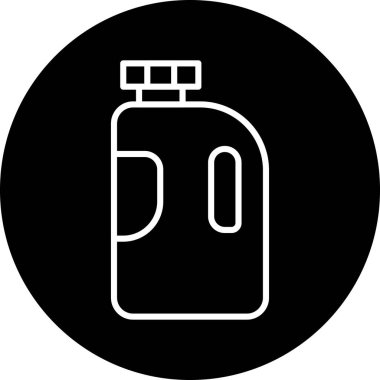 şişe simgesi vektör illüstrasyonu