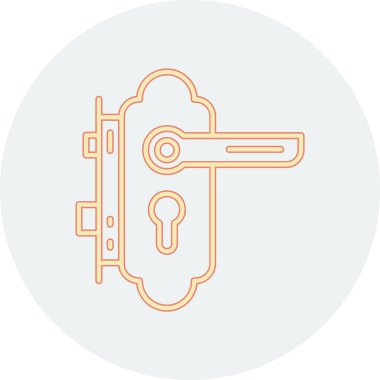 Modern b 'nin vektör illüstrasyonu kilit simgesinden yoksun