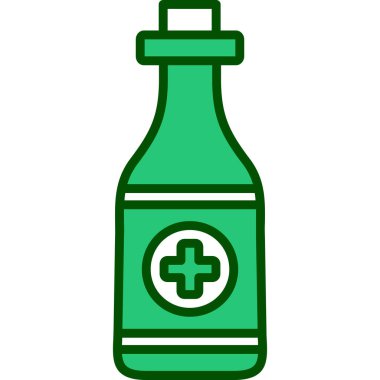 Şişe. Web simgesi basit tasarım