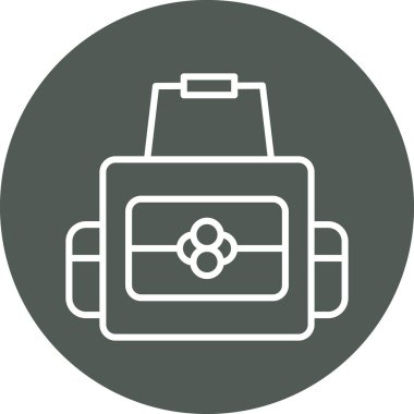 Modern simgenin vektör illüstrasyonu