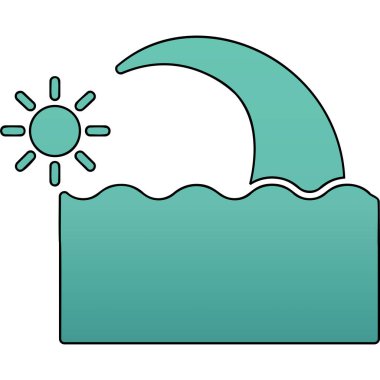 Yaz tatili illüstrasyon vektör