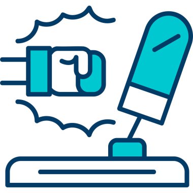 fırça fırçası boya simgesi - taslak biçimi