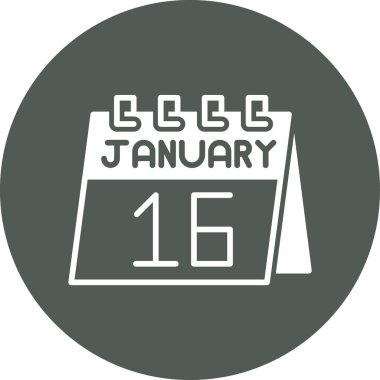 Takvim simgesi, vektör çizimi