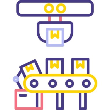 Modern b 'nin vektör illüstrasyonunda ateşten yoksun simge