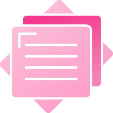 dosya belgesi simgesi, vektör illüstrasyonu