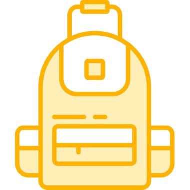 çanta çanta çanta ikonu ana hatlar biçiminde