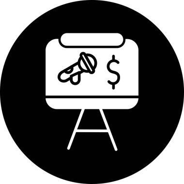 İş. Web simgesi basit illüstrasyon