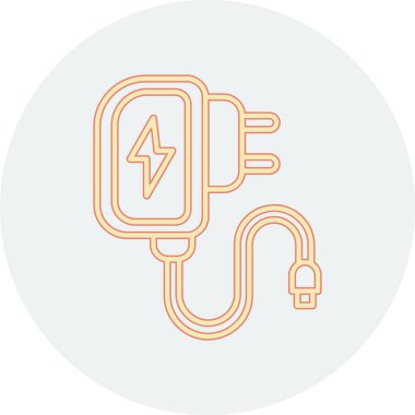 elektrik prizi simgesi. vektör illüstrasyonu