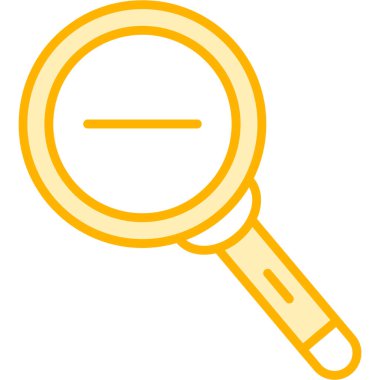 Büyüteç simgesi. vektör illüstrasyonu