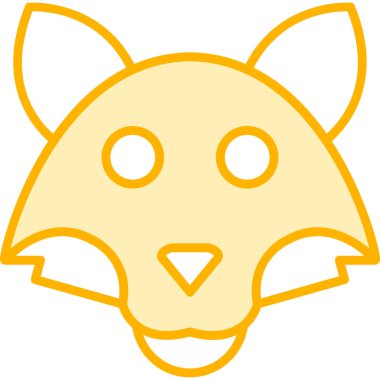 Doldurulmuş kedi simgesi - taslak biçimi