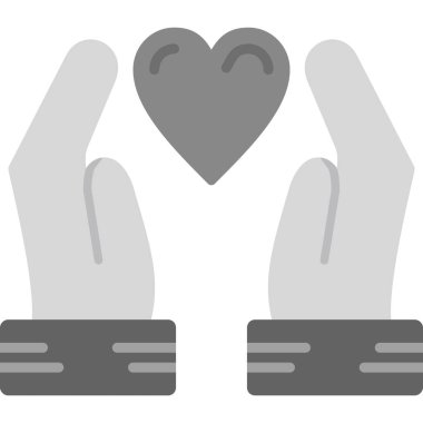 kalp simgesi, vektör çizim ile el